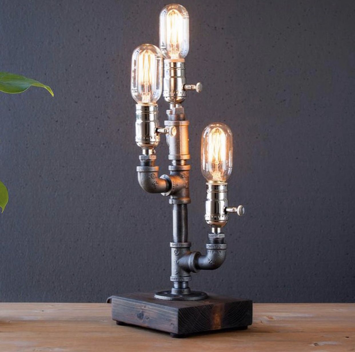 Handmade Industrial Lamp