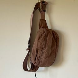 Dusty Rose Nylon Belt Bag