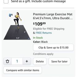 Large Exercise Mat  