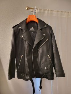 Double rider leather jacket