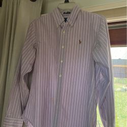 Boys Dress Shirt.  Ralph Lauren Size 10