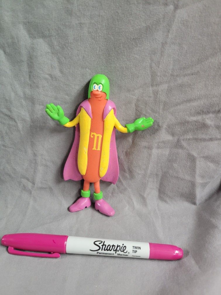 1995 Nathan's Famous Hot Dog Super Hero Action Figure