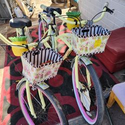  NEW  2  BIKES  NEVER USED  BEACH CROZER  26INCH  3 SPEED  WORK PERFECT EVERYTHING IS GOOD 