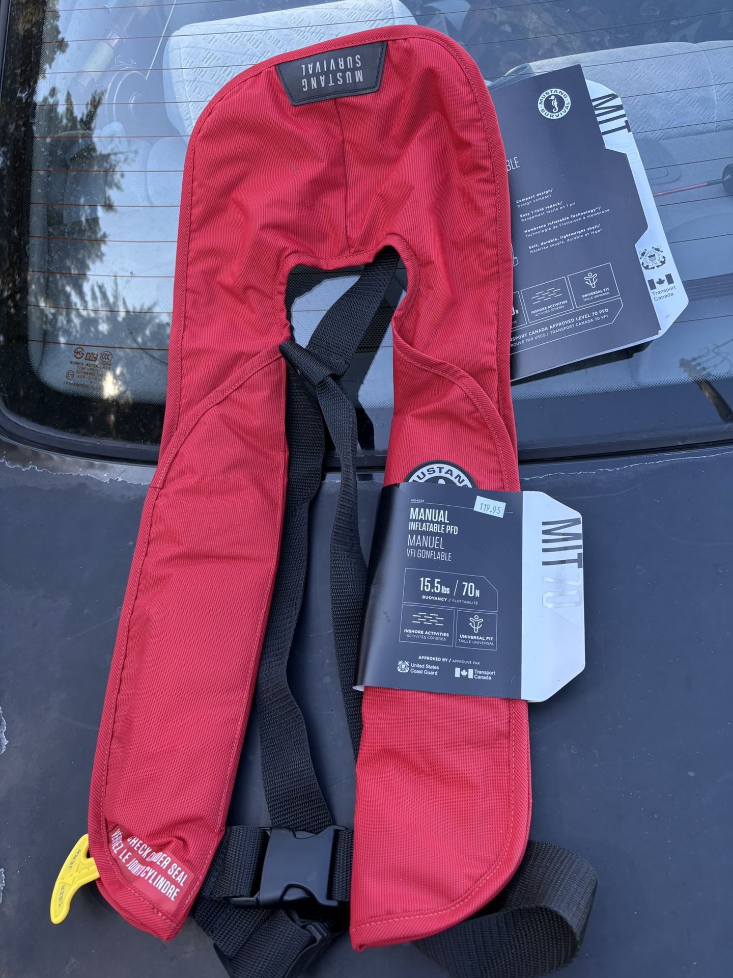 Mustang Survival Manual Inflatable Life Vest