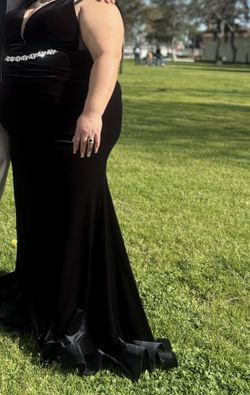 Black  Suede Dress