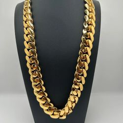 Gold Miami Cuban Link Chain