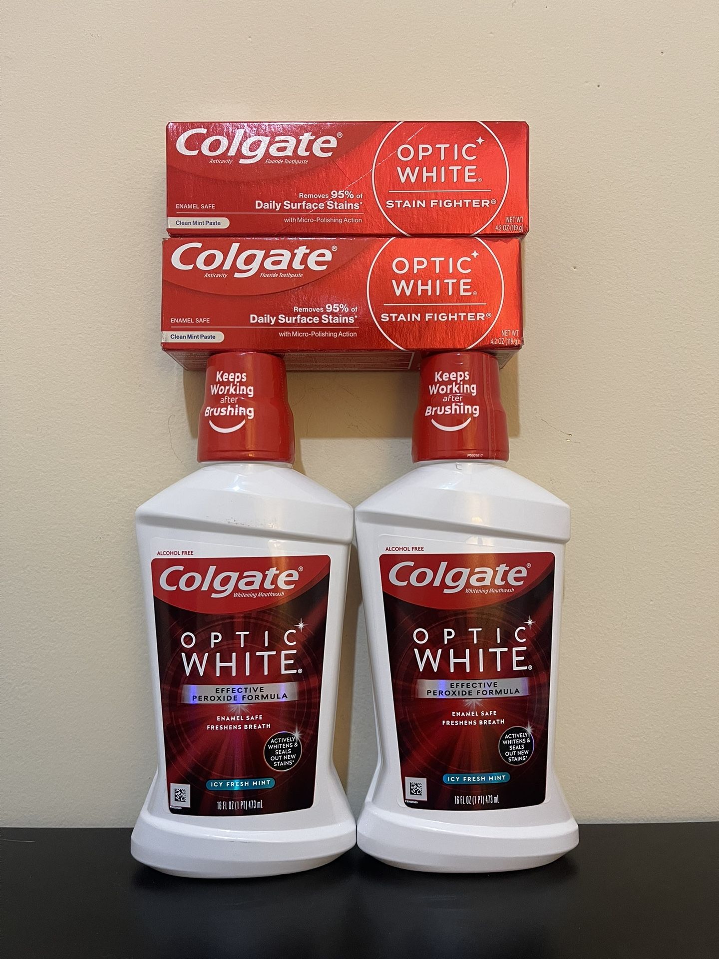 Colgate Bundle (2 Toothpaste +2 Mouthwash)