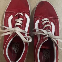 Red Vans Old Skool