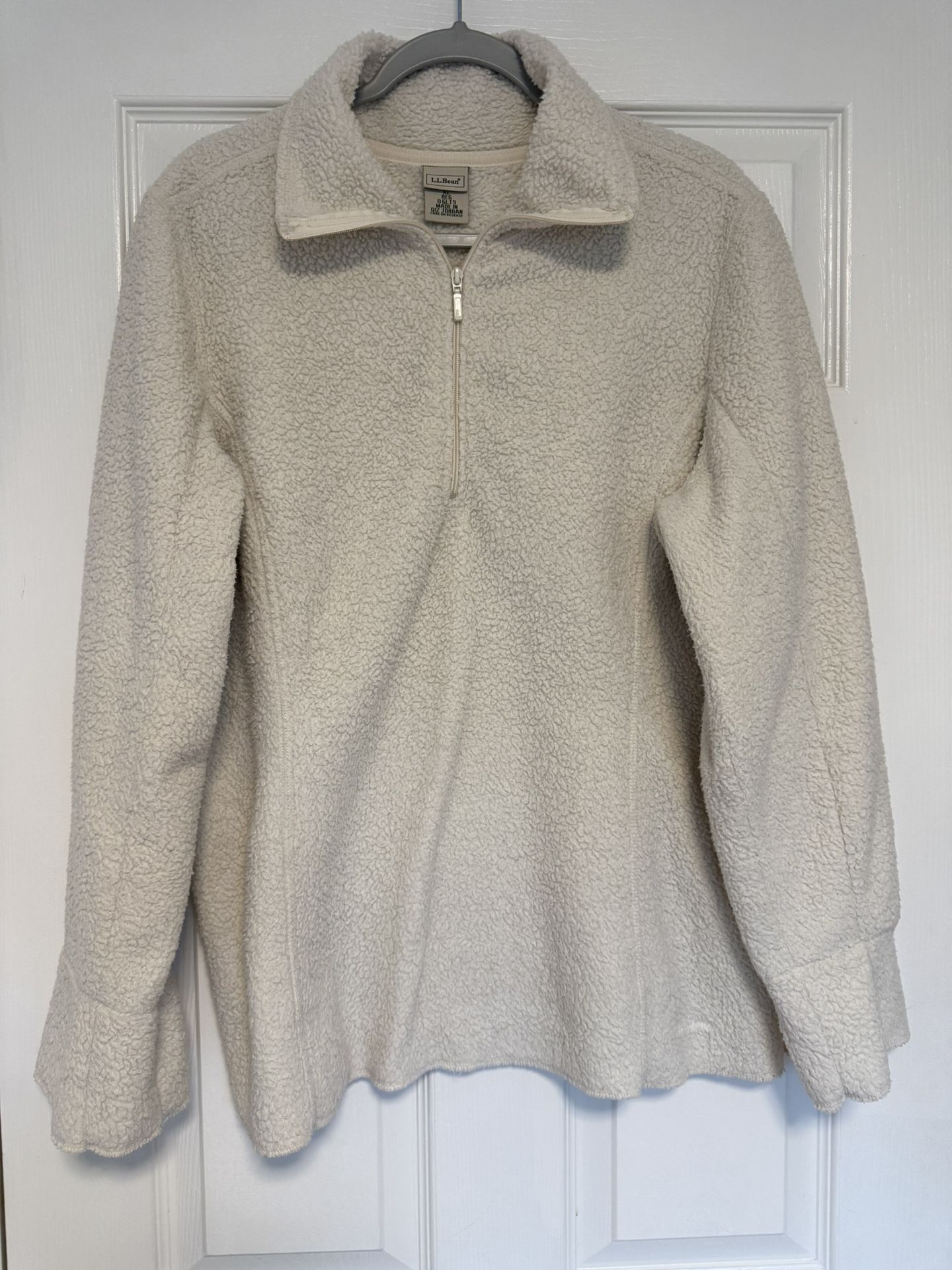 Women’s Warm Sherpa Pullover Half-Zip Size XL