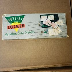 Vintage Lottery Ticket Container - Lottery Ticket Locker