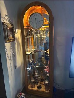 Howard Miller Grandfather Clock Display Cabinet