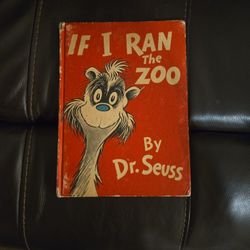Dr. Seuss - 1ST EDITION RARE - IF I RAN THE ZOO - COLLECTIBLE BOOK