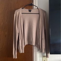 Simple Beige Cardigan 
