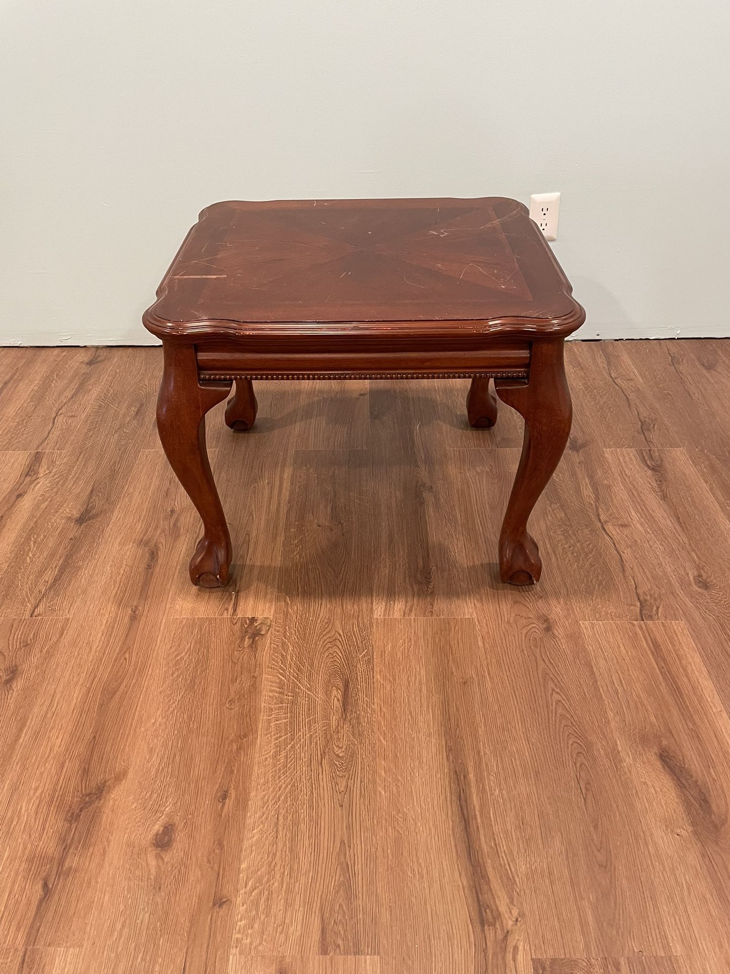 Vintage Style Wood Side Table