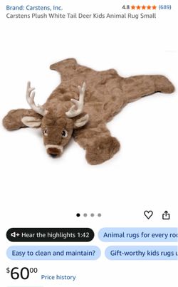 Plush Deer Rug