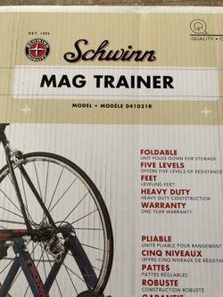 Schwinn Mag Trainer NEW magnetic bicycle trainer stationary for
