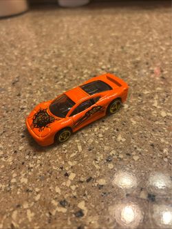 Hot Wheels 1992 orange Ferrari