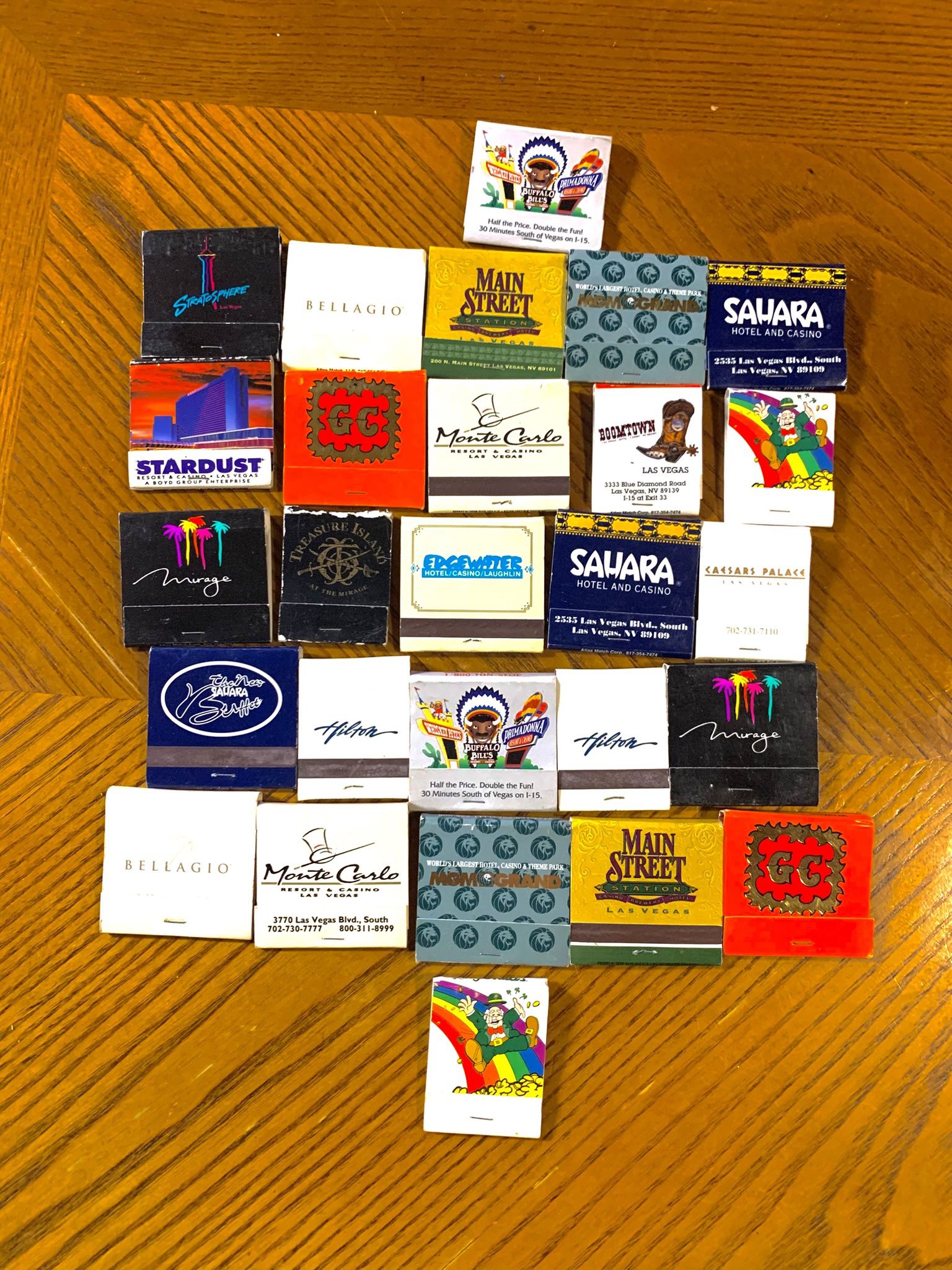 Las Vegas Nevada Matchbooks Matches Vintage