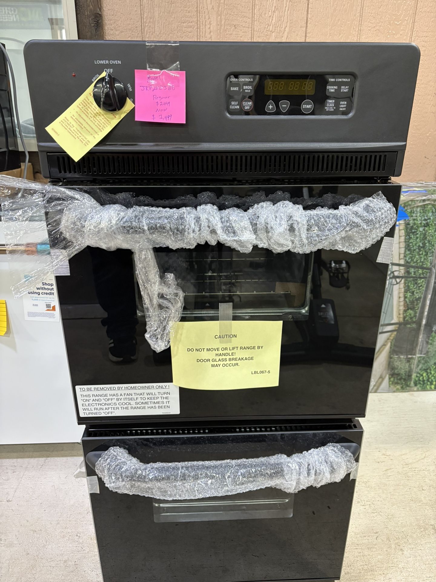 New GE 24” Wall Double Oven