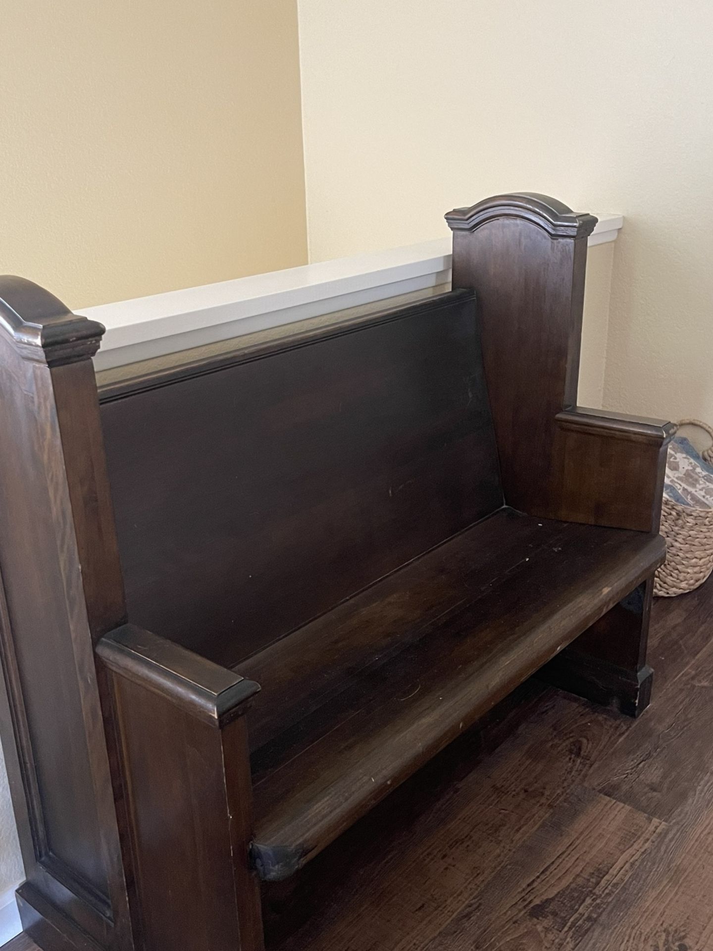 Antique Church Pew