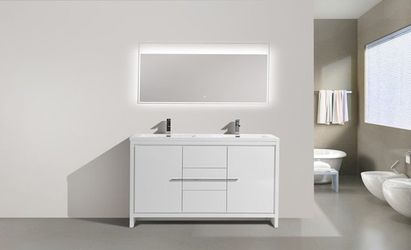 60 double sink with vanity weekend sale only