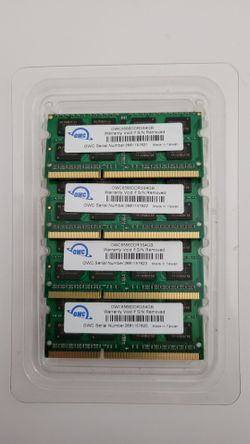 16GB (4x4GB) OWC SODIMM RAM for 2008-2010 MacBook Pro and iMac