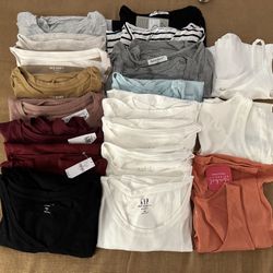 Massive Maternity Bundle Of Tops And Bottoms - Small and  Medium 