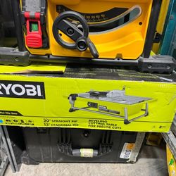 Ryobi Blade Corded Tabletop Wet Tile Saw