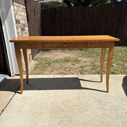 Vintage Solid Wood Entry Table / Sofa Table