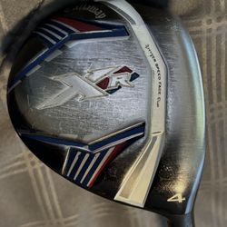 Callaway XR 4 wood.   Regular Flex