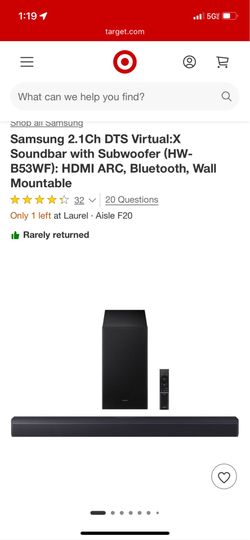 2 TV’s + Soundbar with subwoofer lightly used