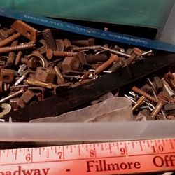 Nuts, Bolts, Screws, Assortment Etc. 