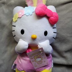 Bnwt Hello Kitty Easter Greeter 🐣 