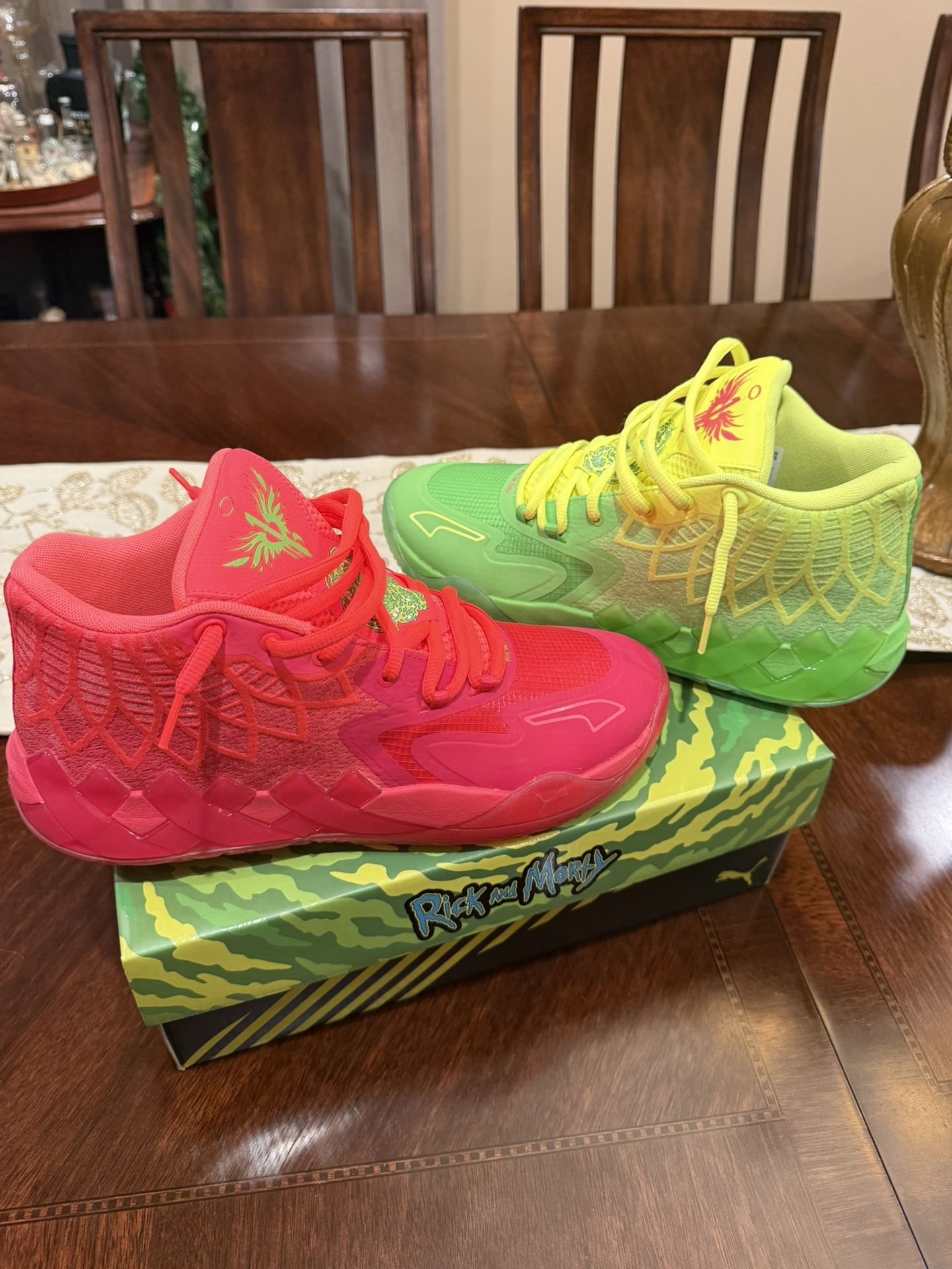Lamelo Ball Puma MB.01 Rick X Morty Basketball Shoes (Size 10)