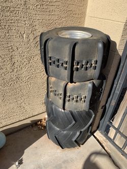 Suzuki LT500r Quadzilla LT250r rear ATV wheels - Douglas and ITP aluminum