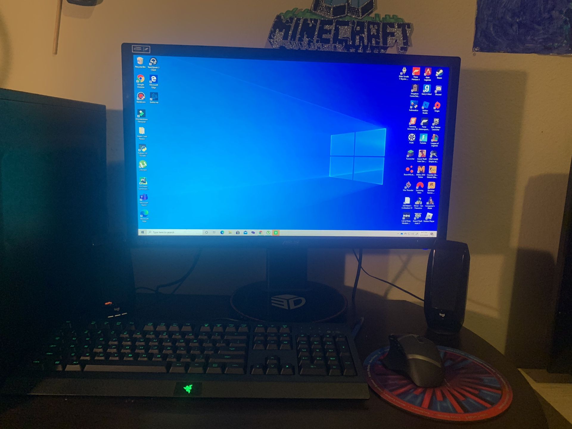 Gaming Computer setup