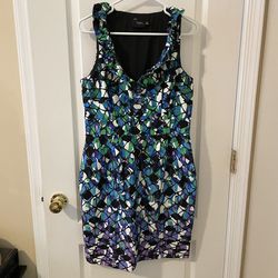 Just Taylor Multi-Colored Dress - Size 12