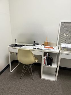 IKEA MICKE DESK WITH STORAGE