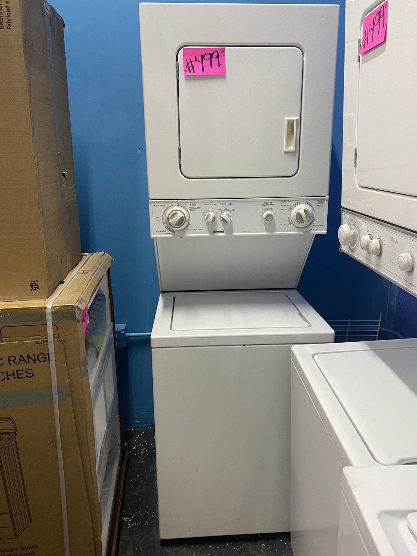 😻 BEAUTIFUL 😻 STACKABLE WHITE KENMORE