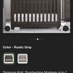 4-1 Crib Barely Used Great Condition