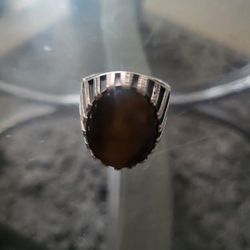 Silver Tigerseye Ring