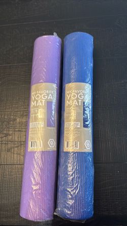 My Favorite Yoga Mat – Purple & Blue (2-Pack)