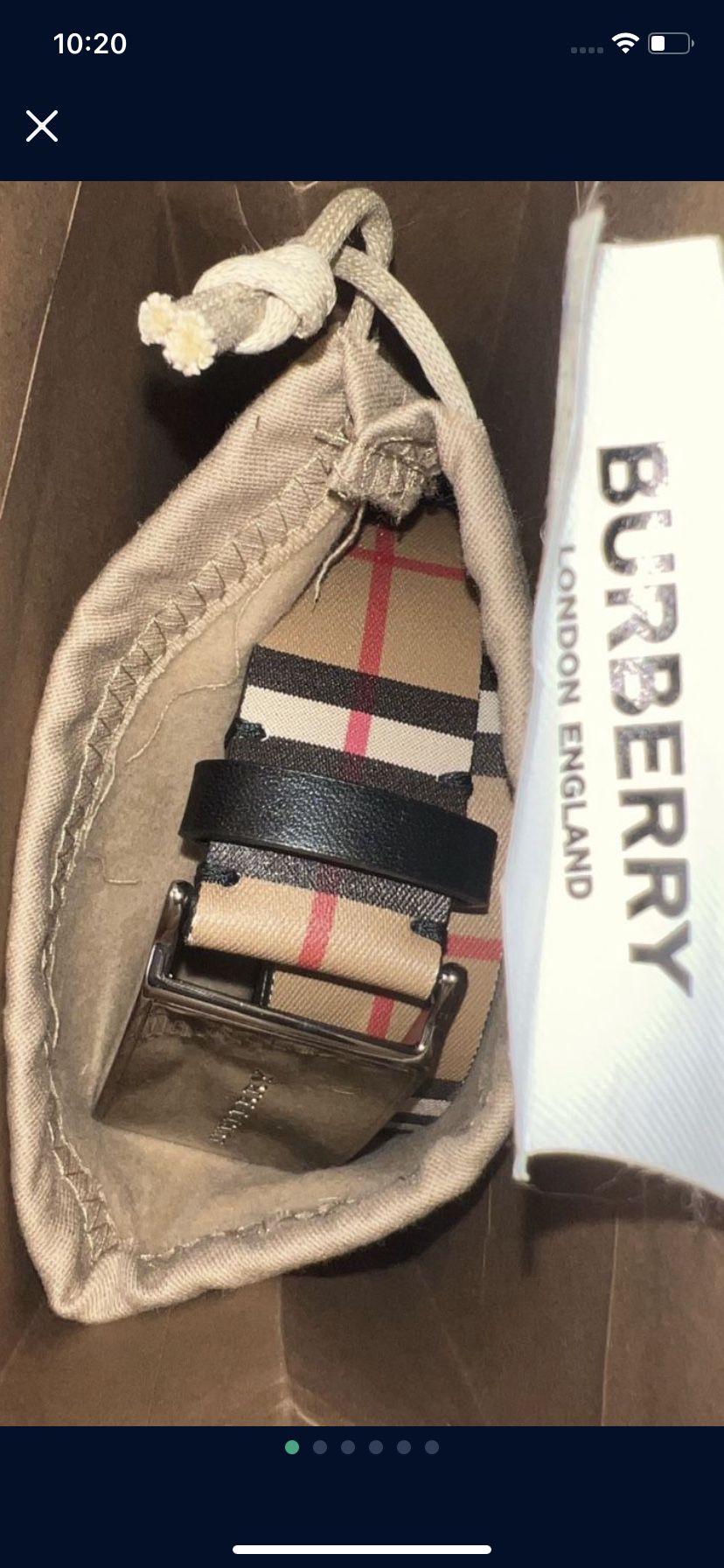  Men’s Burberry Belt 