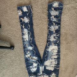 Guapi Designer Jeans Bleached