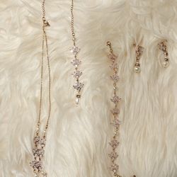 Wedding Jewelry Necklace Bracelet Earrings