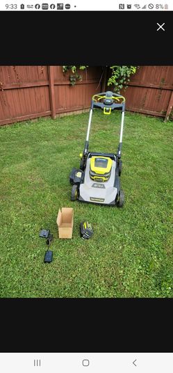 Ryobi 40v 21" Self-propelled
Cordless Lawn Mower (with 6ah
Battery) very good.