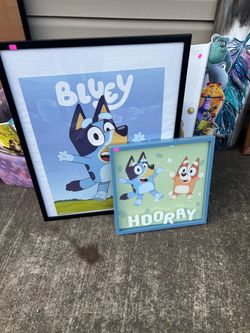 Bluey wall decor