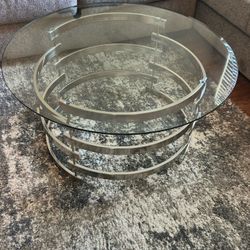 Glass Coffee Table Set