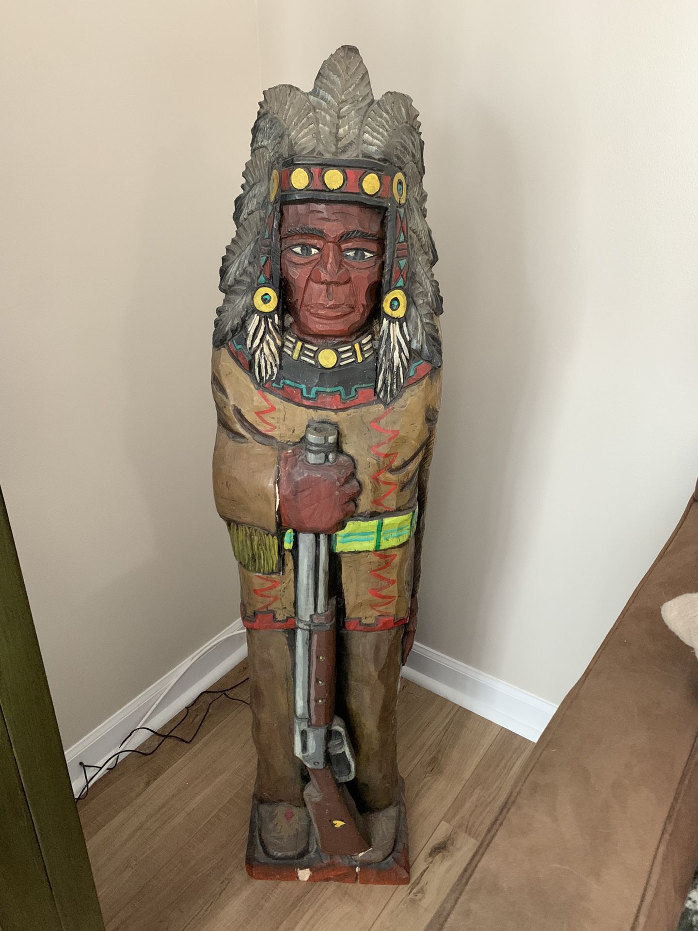 Indian Statue By Johnny Thorpe