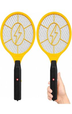Handheld 3000V Electric Bug Zapper Racket